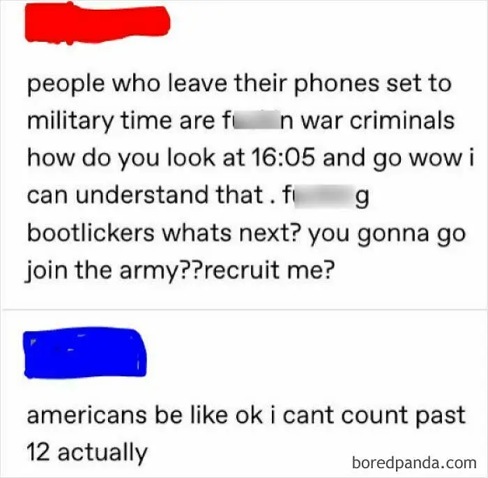 Can Americans count past 12?