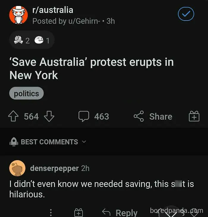 Save Australia...please