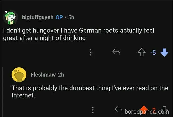I don't get drunk