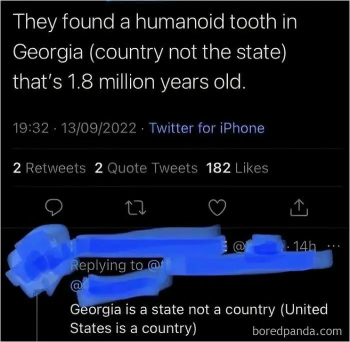 Georgia is not a country, it never was