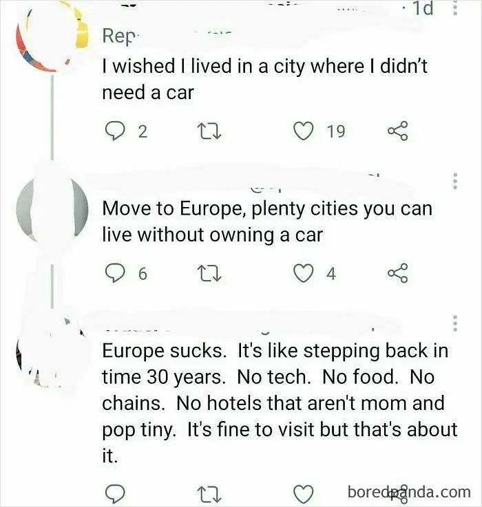 No tech and food in Europe!