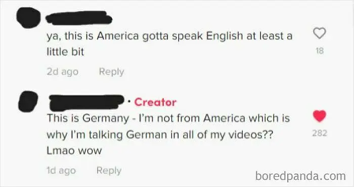 This is America, SPEAK ENGLISH